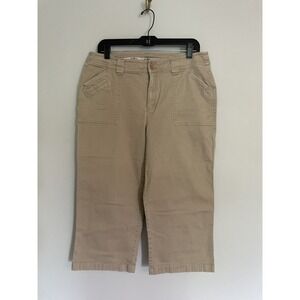 Duck Head Crop Khaki Capris. Size 12. Pockets. Utility. Outdoor.